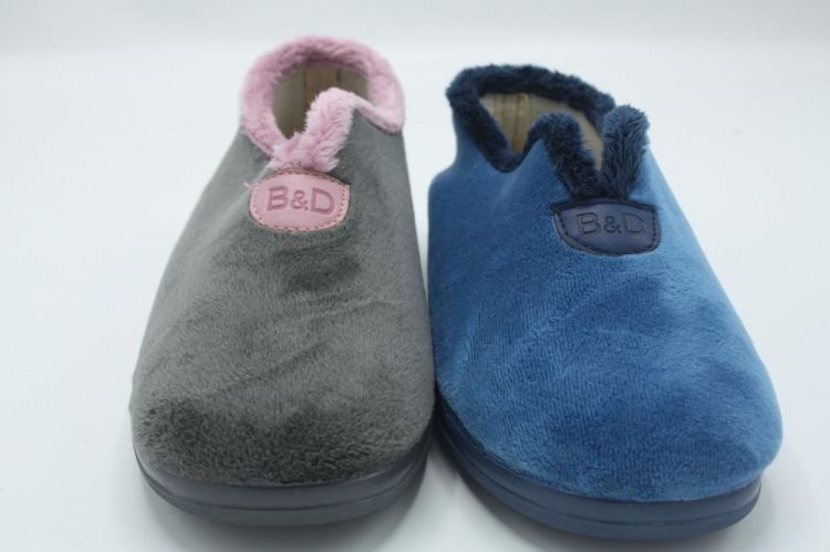 BARCA BARCA PANTOF BLAUW GRIJS (381 SUAPEL TEJANO AZUL GRIS SALMON) - New Port