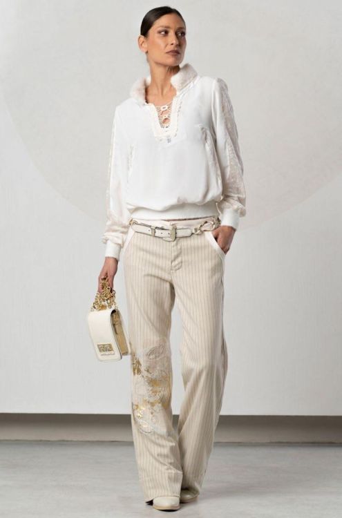 Elisa Cavaletti Cavaletti  trousers Ivory (266024400/3256) - New Port
