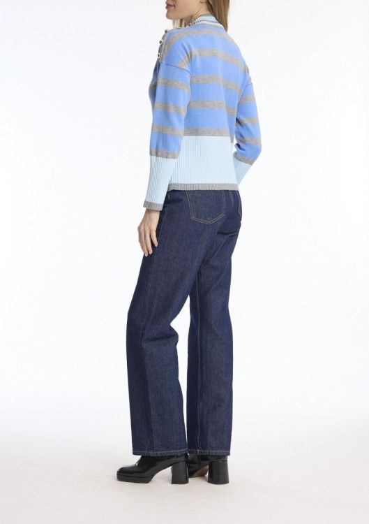 LEO & UGO  Leo & Ugo Top Blue/Grey (AH107 Blue/Grey) - New Port