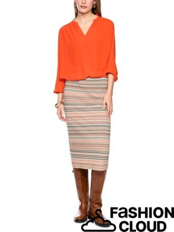marccain collection MARCCAIN Collection Bloes Oranje (BC 51.25 W90/484) - New Port