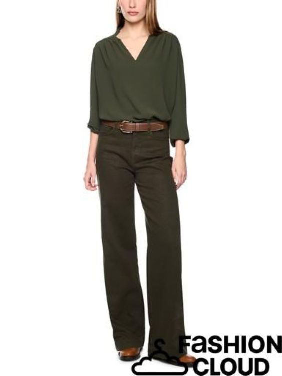marccain collection MARCCAIN Collection Jeans Groen (BC 82.28 D05/599) - New Port