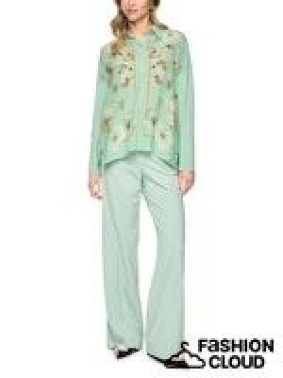 marccain collection MARCCAIN Coll Blouse Groen ( BC 55.04 J43/605) - New Port