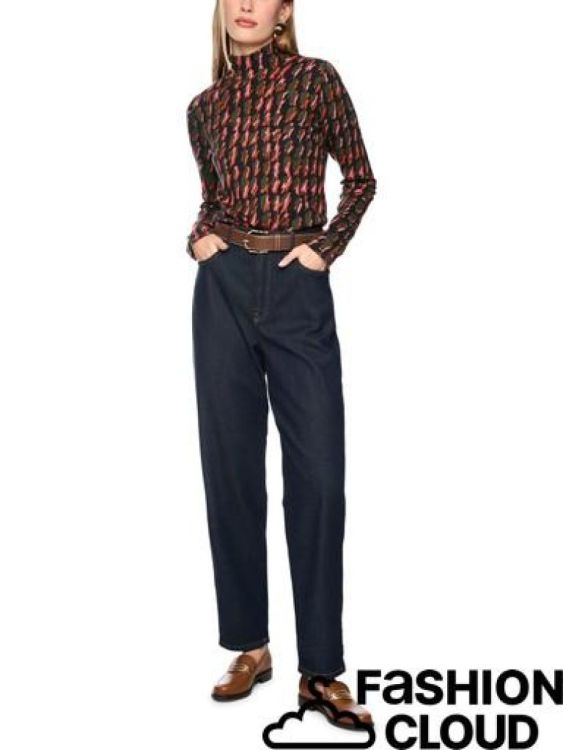 marccain collection MARCCAIN COLL T-shirt Print Bordo (BC 48.62 J13/484) - New Port