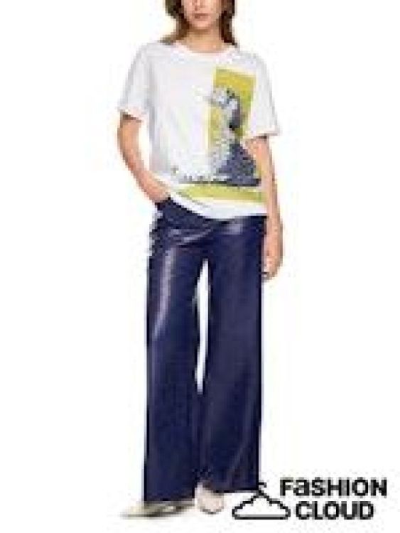 marccain collection MARCCAIN Coll T-shirt Wit ( BC 48 10 J66/10) - New Port