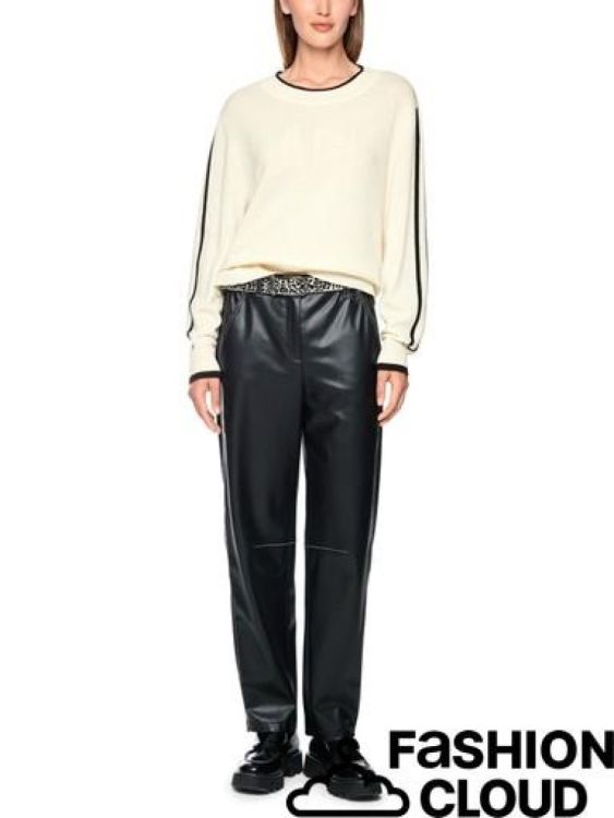 Marccain Sport MARCCAIN Trui Black/White (BS 41.26 M63/910) - New Port
