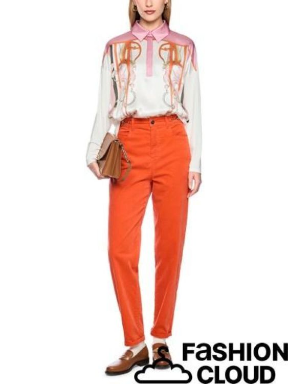 marccain collection MARCCAIN  Coll Pantalon Oranje (BC 81.52 W48/484) - New Port