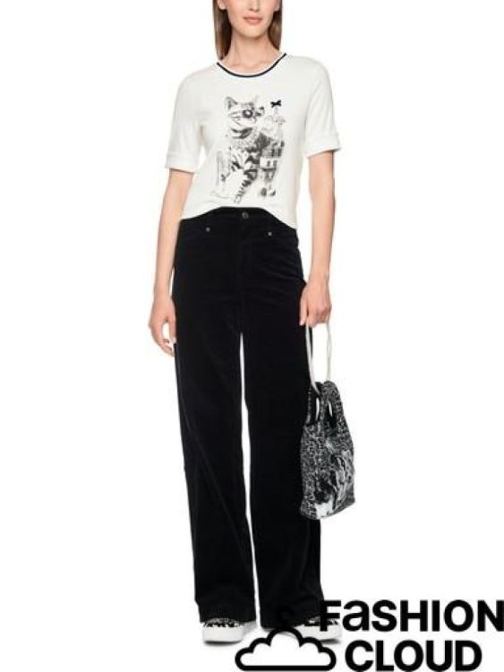 Marccain Sport MARCCAIN Sport T shirt off white (BS 48.71 J53/110) - New Port