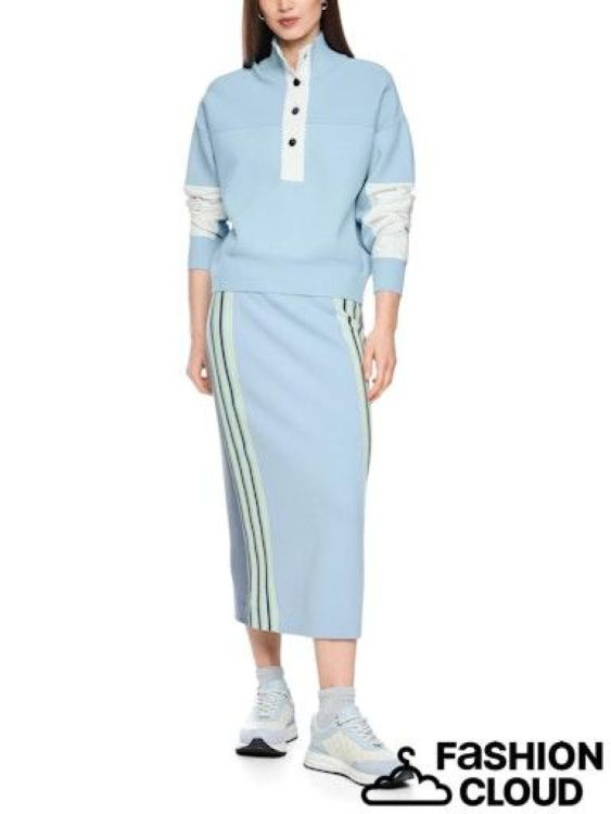 Marccain Sport MARCCAIN Sport Trui Niagara Blue ( BS 41.16 M57/318) - New Port