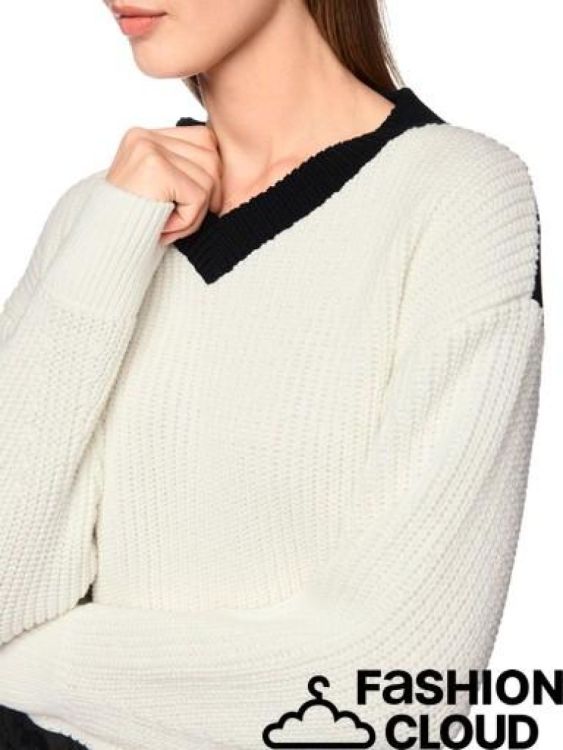 Marccain Sport MARCCAIN Sport Trui Wit/Zwart (BS 41.29 M23/190) - New Port