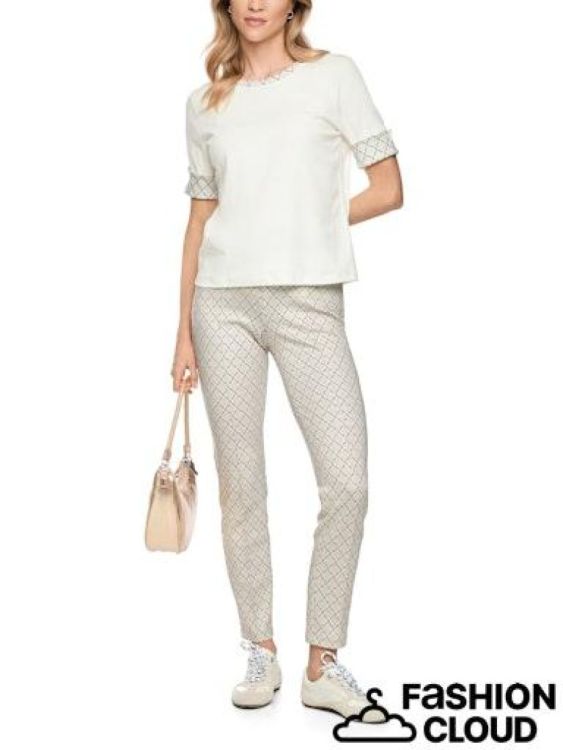 Marccain Sport MARCCAIN Sport T-shirt off White (BS 48.05 J55/110) - New Port