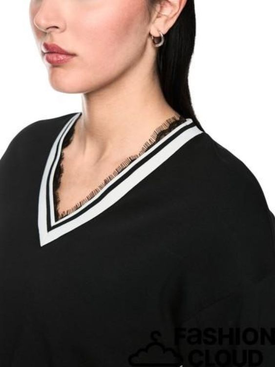 Marccain Sport MARCCAIN SportSweater zwart-wit (BS 44.11 J09/900) - New Port