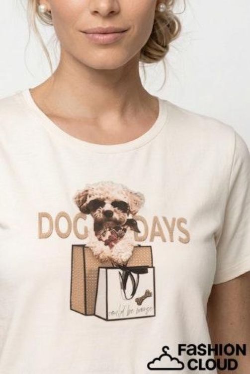 MONARI MONARI T-shirt  Beige Hond (8098441/160) - New Port