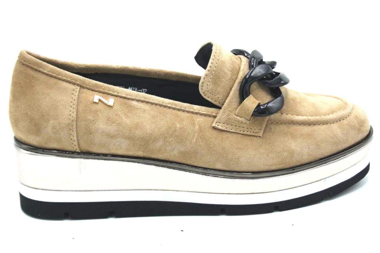 NATHAN NATHAN MOCCASSIN DAIN CAMEL (222-N03-02 ANTE METAL CAMELO+ORO) - New Port