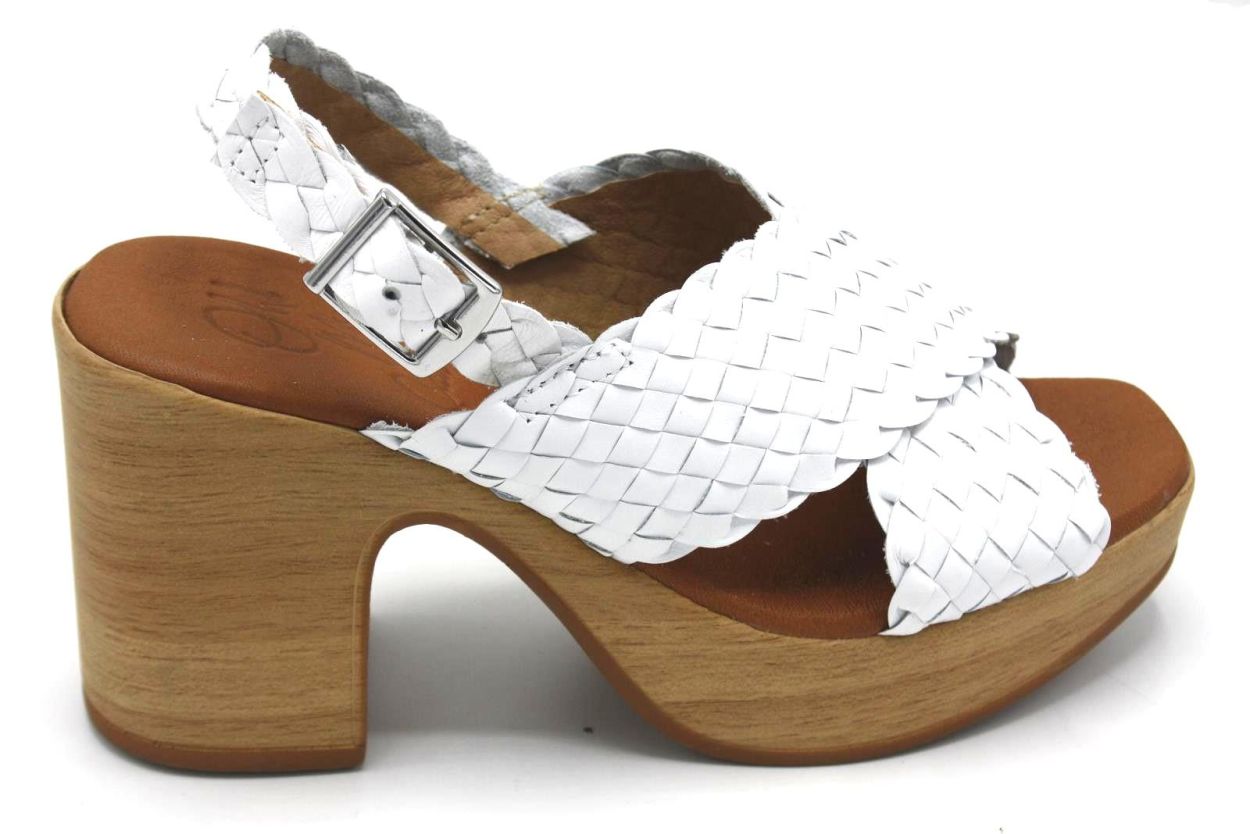 oh my sandals Oh MY SA SANDAAL TRESSE WIT (5492A 1374 MADERA BLANCO TB) - New Port
