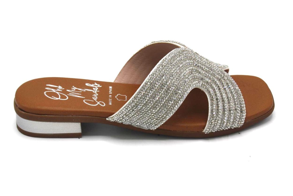 oh my sandals Oh MY SAND GLITTER ZILVER (5341-2506 TAN-PLATA) - New Port
